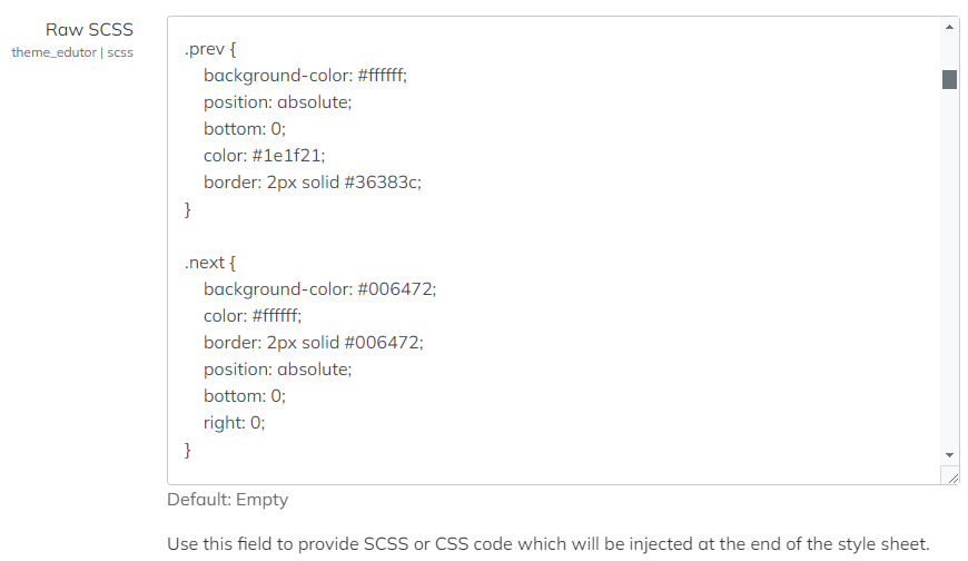 SCSS in Moodle